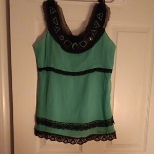 NWOT-  Black and Blue Women's Top